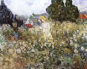 Vincent Van Gogh Mlle.Gachet in Her Garden at Auvers-sur-Oise Norge oil painting reproduction